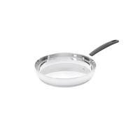 ProCook Gourmet Uncoated Stainless Steel Frying Pan - 28cm, Durable Heavy Duty Saute Skillet - Induction & Dishwasher Safe Cookware