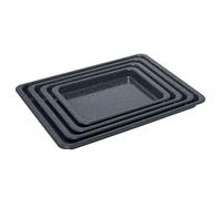 ProCook Granite Non-Stick Baking Tray Set (4 Piece) Heavy Gauge Carbon Steel, Dishwasher Safe, 10 Year Guarantee