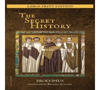 Procopius The Secret History: New Large Print Edition Paperback Book Procopius Multicolor