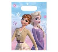Procos 35098 Party Loot Disney Frozen II Wind Spirit Candy Gift Bags, Pack of 6, Tartan