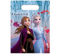 Procos 6 Frozen Plastic Gift Bags 2 23 x 16.5 cm - Colourful - One Size