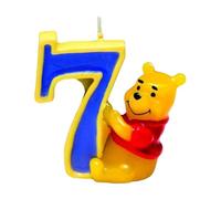 Procos 61063.07 Winnie Pooh N7 Candle, Multi-Colour