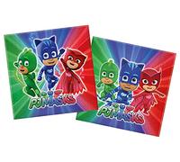 Procos 88633 Napkins Pj Masks Blue/Green/Red, One-Size