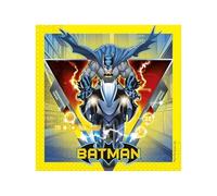 Procos 93355 Paper Napkins Batman 25 x 25 cm Children's Birthday Party Tableware FSC
