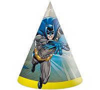 Procos 93360 Paper Hats Batman 16 x 12 cm FSC Children's Birthday Party