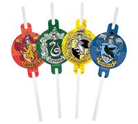 Procos 93368 Harry Potter Paper Straws 22 cm Long FSC® Mix