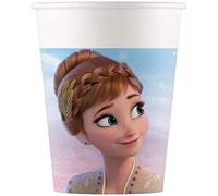 Procos 93839 93839 Frozen 2 Wind Spirit, 200 ml, Pack of 8, FSC Disposable Cups, Paper Cups, Birthday, Theme Party, Multi-Colour
