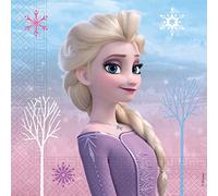 Procos 93840 Napkins Frozen 2 Wind Spirit, 33 x 33 cm, 2-Ply, Pack of 20, FSC® Mix, Birthday, Theme Party, Medium