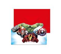 Procos Avengers Infinity Stones Invitations Pack of 6
