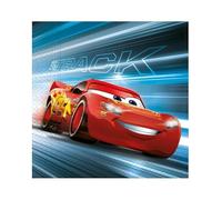 Procos Disney Cars Napkins, 33 x 33 cm, 2-Ply, Pack of 20, FSC, Birthday, Theme Party