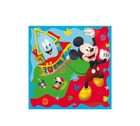 Procos 93824 Disney Mickey Rock the House FSC Paper Napkins (33 x 33 cm, double veil), Pack of 20, multicolour, Mittel