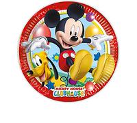 Disney 93438 Mickey Mouse, Pluto Plates, Multi Coloured, 23 Centimeters