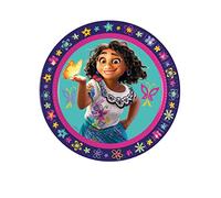 Procos Encanto 8 Large Paper Plates 23 cm - Multi-Coloured