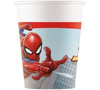 Procos Folat 93864P FSC Spider-Man Paper Cups 200 ml - 8 Pieces, 93864