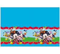 Procos Folat 94705P Tablecloth FSC Mickey Mouse 120 x 180 cm Party Tablecloth Wipe Clean Reusable Table Cloth Decoration Birthday Theme Party Multicoloured 120 x 180 cm