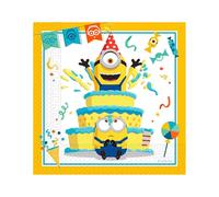 Procos - Folat Minions Napkins 33 x 33 cm - 20 Pieces, 92136P, Multi-Coloured