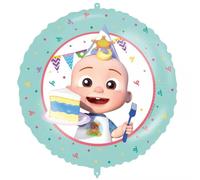 Procos - Inflatable Foil Balloon Cocomelon Diameter Approx. 46 cm, Helium, Air, Balloon, Birthday, Gift