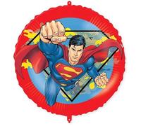 Procos - Inflatable Foil Balloon Superman Diameter Approx. 46 cm, Helium, Air, Balloon, Birthday, Gift