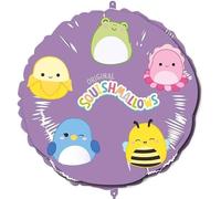 Procos - Inflatable Foil Squishmallows Balloon Diameter Approx. 46 cm, Helium, Air, Balloon, Birthday, Gift