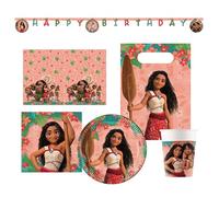 Procos - Moana Party Set Multi-Piece Set for Children's Birthday or Theme Party, Table Decoration