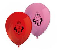Procos Pack of 8 Inflatable Balloons with Minnie Mouse, Multicolor, PR9716