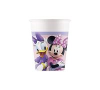 Procos - Paper Cups FSC Disney Minnie Junior (200 ml), 8 Pieces, Pink, 93831