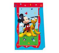 Procos 35064 Party Loot Bags Disney Mickey Rock the House sacchetti regalo caramelle, 6 pezzi, multi-coloured