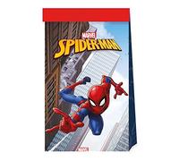 Procos - Party Loot Bags Marvel Spider-Man Crime Fighter Candy Gift Bags (6 Pack) (94082)
