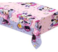 Procos -Plastic Tablecloth Disney Minnie Junior (180 x 120 cm) Folat Mouse Multicoloured 120 x 180 cm - Children's Birthday Party, Cartoon, Pink, 93833P