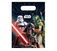 Procos PR94090 Party Loot Star Wars Galaxy Candy Gift Bags, Pack of 6, Multi-Coloured