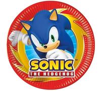 Procos Sonic The Hedgehog 8 Plates 20 cm