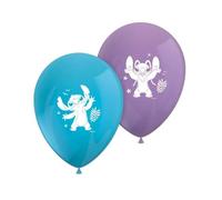 PROCOS STITCH 8PK STITCH PRINTED BALLOONS
