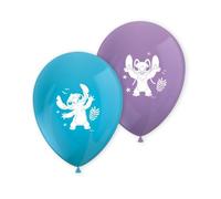 PROCOS STITCH 8PK STITCH PRINTED BALLOONS