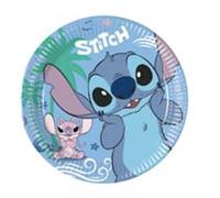 PROCOS Stitch & Angel FSC Paper Plates Next Generation (8pk - 7in / 20cm), Blue