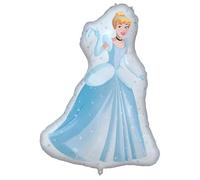 Procos - Supersized Foil Balloon Cinderella Disney Princess, Balloon for Air Or Helium Filling, Gift, Decoration