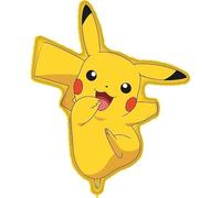 Procos - Supersized Foil Balloon Pokemon Pikachu, Balloon for Air Or Helium Filling, Gift, Decoration