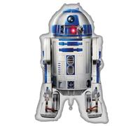 Procos - Supersized Foil Balloon Star Wars R2-D2, Balloon for Air Or Helium Filling, Gift, Decoration