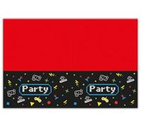 Procos - Videogame Gaming Party Plastic Tablecloth (180 x 120 cm), Multi-Colour, 93773
