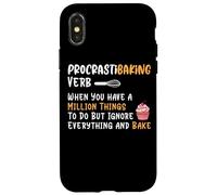 Procrastibaking Verb Million Things Ignore Case for iPhone X/XS
