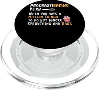 Procrastibaking Verb Million Things Ignore PopSockets PopGrip for MagSafe