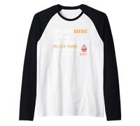 Procrastibaking Verb Million Things Ignore Raglan Baseball Tee