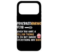 Procrastibaking Verb When You Have A Million Things To Do Bu Case for iPhone 17 Pro Max