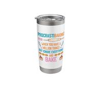 Procrastibaking When You Have A Million Things Cake Baker Stainless Steel Insulated Tumbler