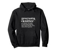 Procrastiknitter Funny Knitting Procrastinator Dictionary Pullover Hoodie