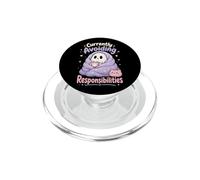 Procrastinator Ghost Avoiding Responsibilities PopSockets PopGrip for MagSafe