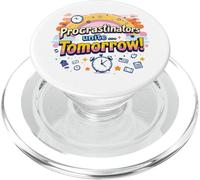 PROCRASTINATORS UNITE... TOMORROW FUNNY GRAPHIC T-SHIRT PopSockets PopGrip for MagSafe