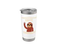 Procrastinators Unite Tomorrow - Funny Sloth Lazy Humor Stainless Steel Insulated Tumbler