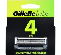 Procter & Gamble Gillette Labs with Exfoliating Bar Shaving Razor for Men Replacement Blades 4 Pcs