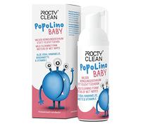 ProctyClean PopoLino Baby Mild Popo Foam Instead of Baby Wipes Cleaning Foam Vegan and Natural Cosmetics Popo Foam with Aloe Vera, Hamamelis, Bergamot and Vitamin E. Makes Bottom and Environment Happy