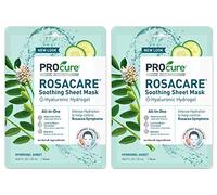 PROcure Rosacare soothing sheet mask with licorice extract, 1 mask, 2 count